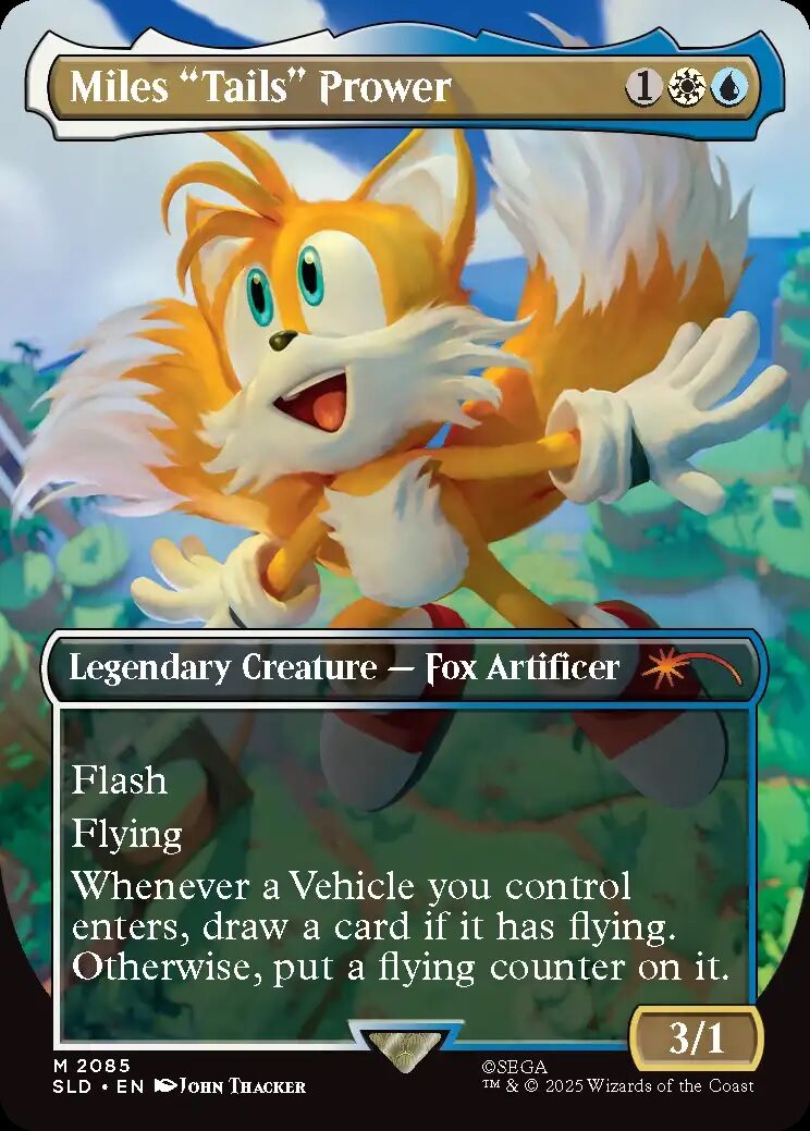 A Mtg X Sonic The Hedgehog Collaboration Brings The Speedy Hero To Magic: The Gathering