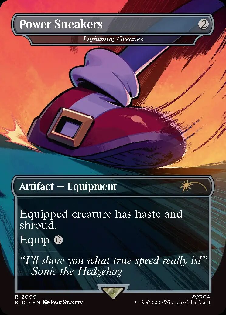 A Mtg X Sonic The Hedgehog Collaboration Brings The Speedy Hero To Magic: The Gathering