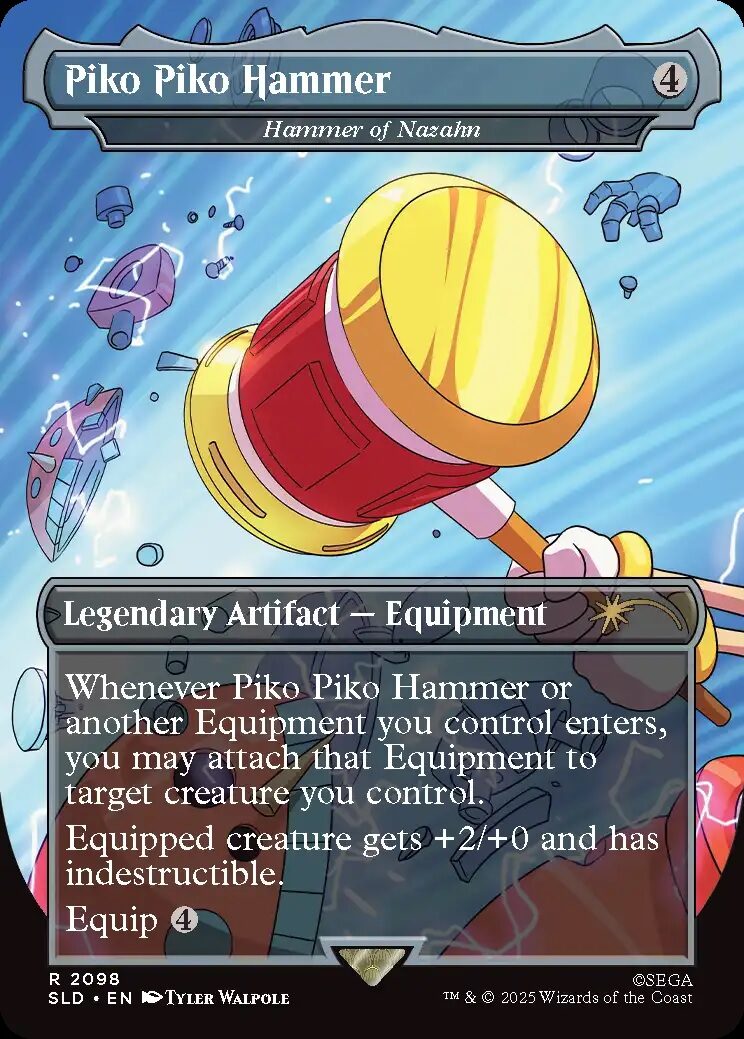 A Mtg X Sonic The Hedgehog Collaboration Brings The Speedy Hero To Magic: The Gathering