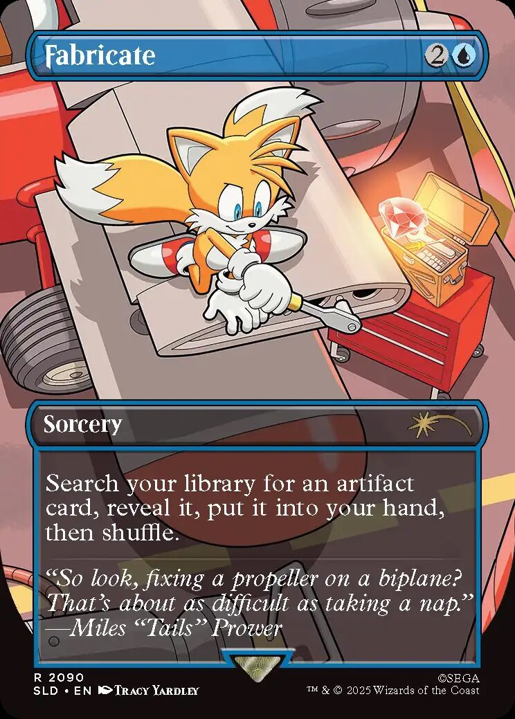 A Mtg X Sonic The Hedgehog Collaboration Brings The Speedy Hero To Magic: The Gathering