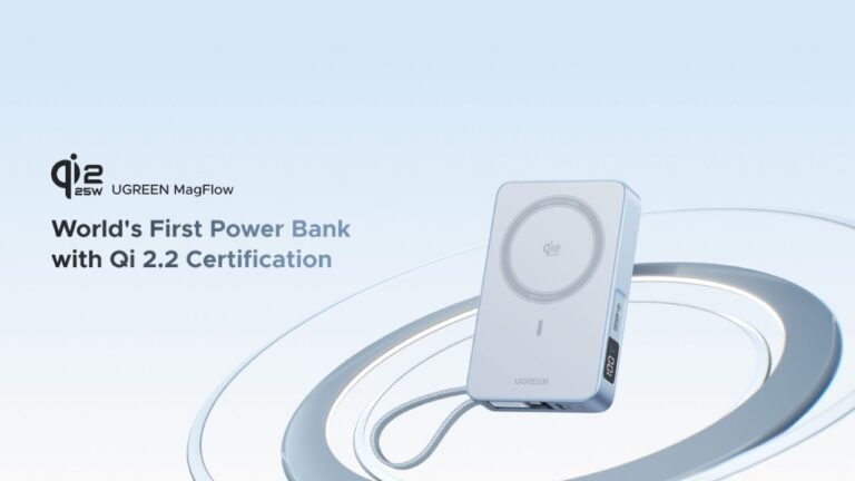 UGREEN’s New Frontier for Wireless Charging is the MagFlow Qi 2.2-Certified Power Bank