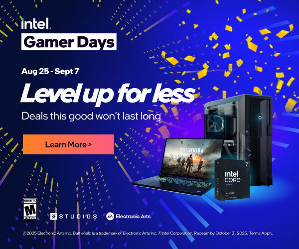 Intel Gamer Days 2025: Power Up Your Gaming Station