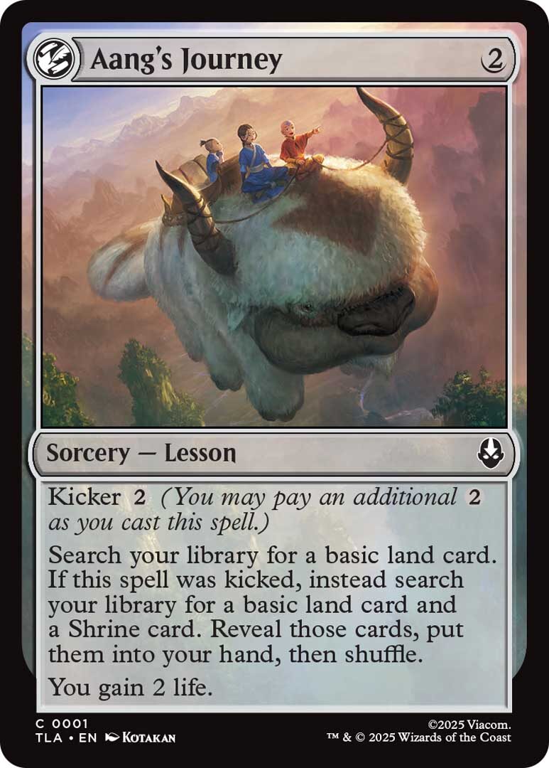 Magic: The Gathering Avatar: The Last Airbender -  Extended First Look Is Revealed