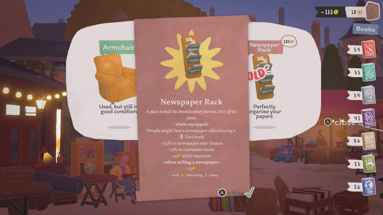 Tiny Bookshop (Switch) Review