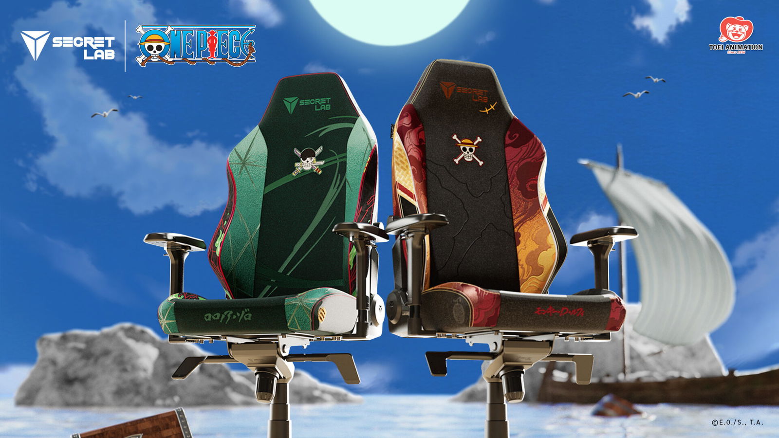 Secretlab Unveils One Piece Collection, Featuring Monkey D. Luffy And Zoro Designs