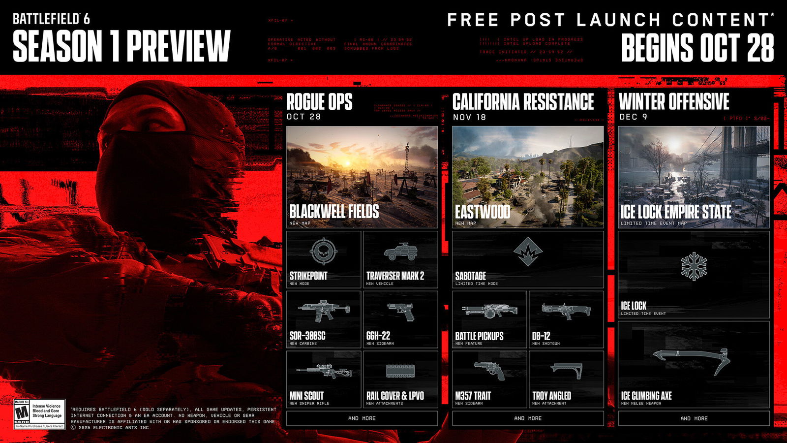 Battlefield Studios Unveils Battlefield 6: Season 1 Roadmap Battlefield Studios Unveils Battlefield 6: Season 1 Roadmap