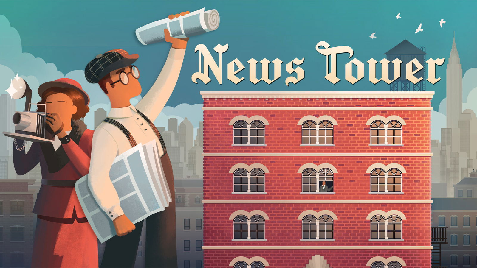 Extra! Extra! News Tower Announces Its Official Release Date
