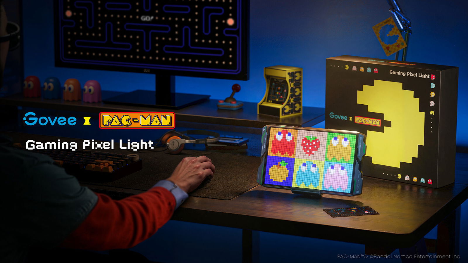 Govee And Bandai Namco Launch Limited-Edition Pac-Man Govee Gaming Pixel Light Govee And Bandai Namco Launch Limited-Edition Pac-Man Govee Gaming Pixel Light